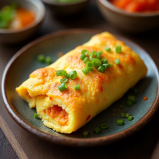 Kimchi Egg Roll