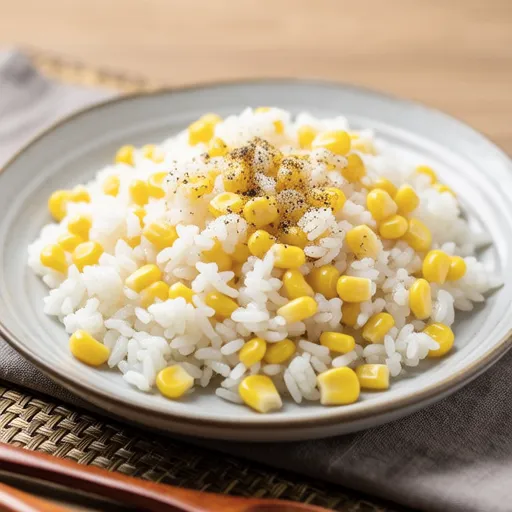 Corn Rice with Butter Soy Sauce