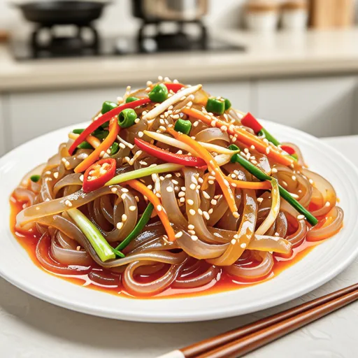 Spicy Bean Sprout Japchae