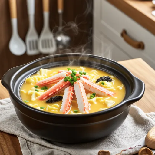 Crab Stick Egg Soup