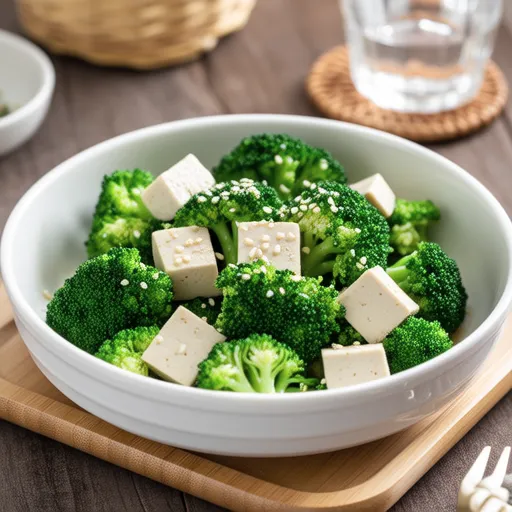 Simple Nutritious Side Dish: Broccoli Tofu Salad