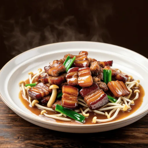 Spicy Pork Stir-fry with Mayo and Scallions