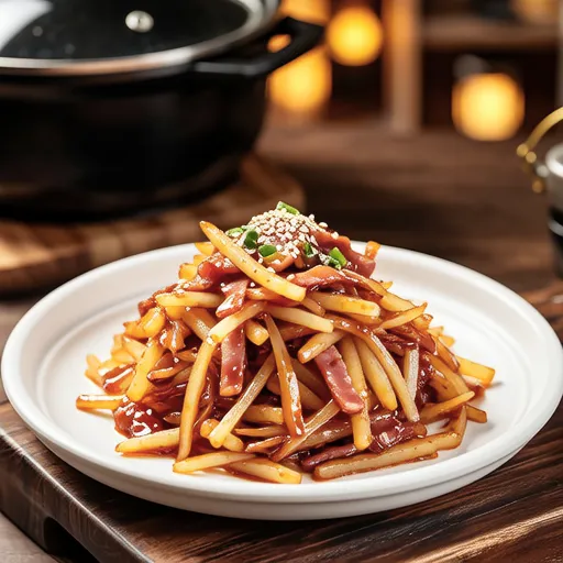 Ham and Potato Stir-fry