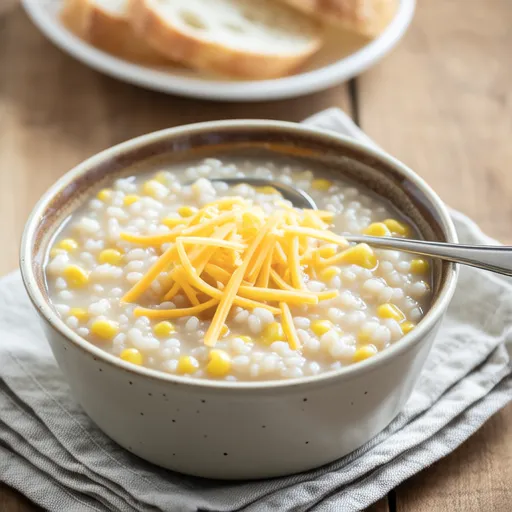 Corn Potage Cheese Rice Porridge