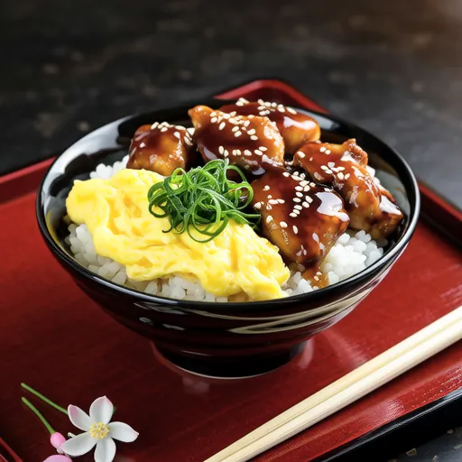 Teriyaki Chicken and Egg Rice Bowl