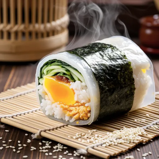 Lunch Meat and Takana Onigirazu
