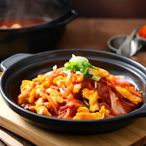 Spicy Spam Egg Scramble