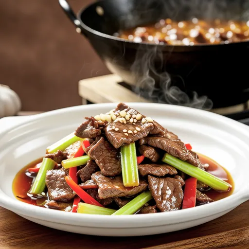 Beef and Celery Stir-fry with Fish Sauce