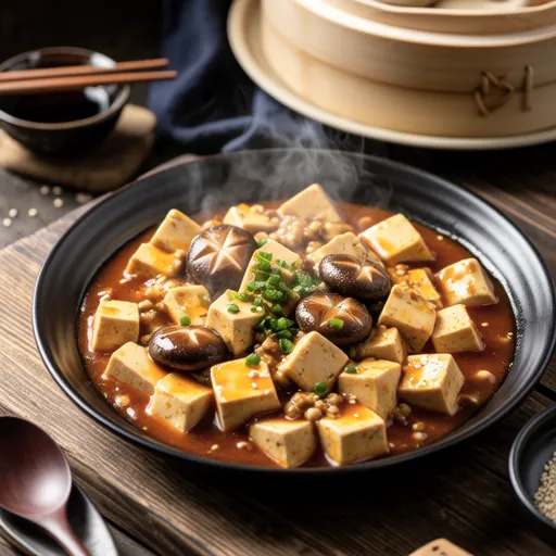 ネギと豆腐の麻婆豆腐