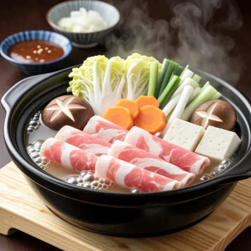 Pork Belly and Tofu Hot Pot