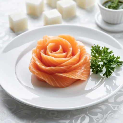Smoked Salmon with White Wine Jelly