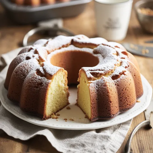 Mocha Cinnamon Pound Cake (No Butter, No Flour)