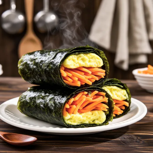 Carrot Rape Gimbap Recipe