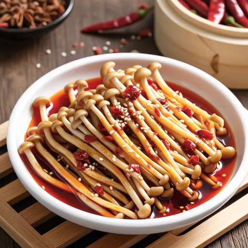 Spicy Enoki Namul