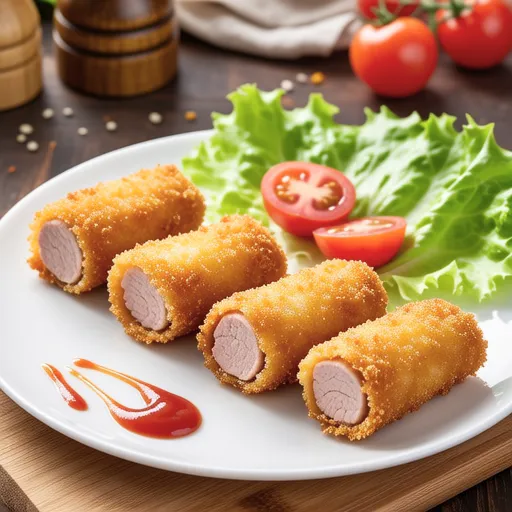 Pork Wrapped Potato Croquettes