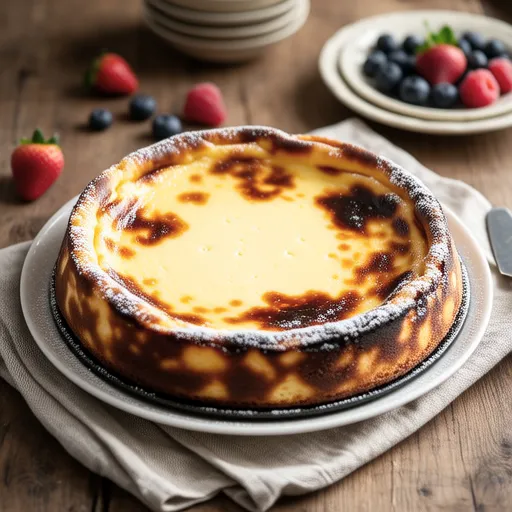 Air Fryer Basque Cheesecake