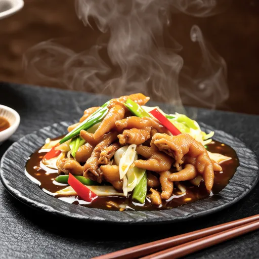 Chicken and Cabbage Stir-fry with Soy Sauce Mayo