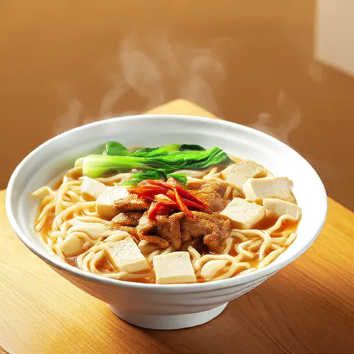 豬肉與豆腐麵