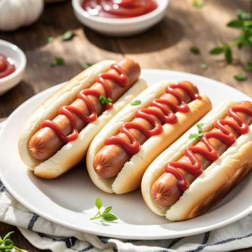 Mini Hot Dogs with Bread