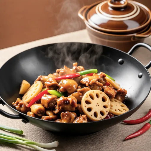 Chicken and Lotus Root Stir-fry with Nanban Sauce