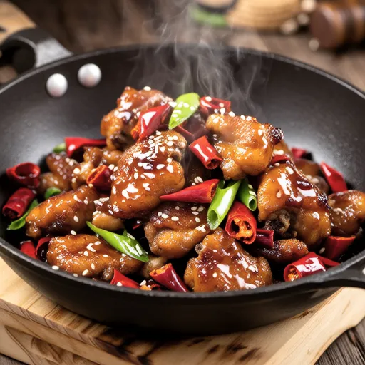 Stir-fried Chicken with Shishito Peppers