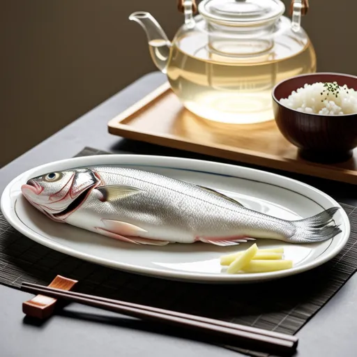 Steamed Sea Bass with Sake