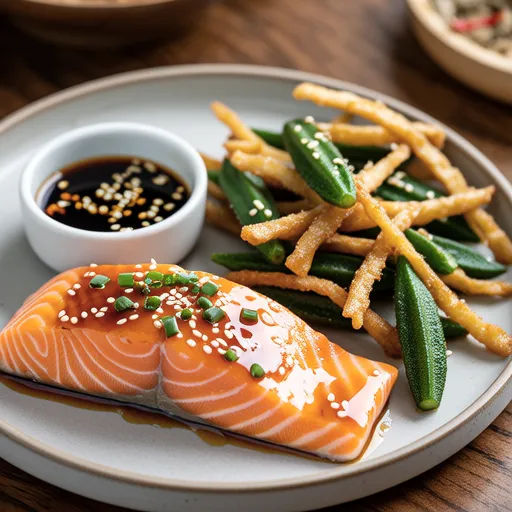 Salmon Ginger Stir-fry