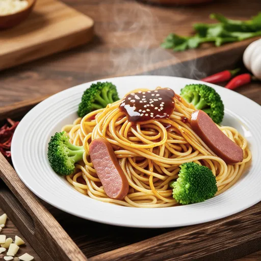 Broccoli Garlic Butter Soy Sauce Pasta