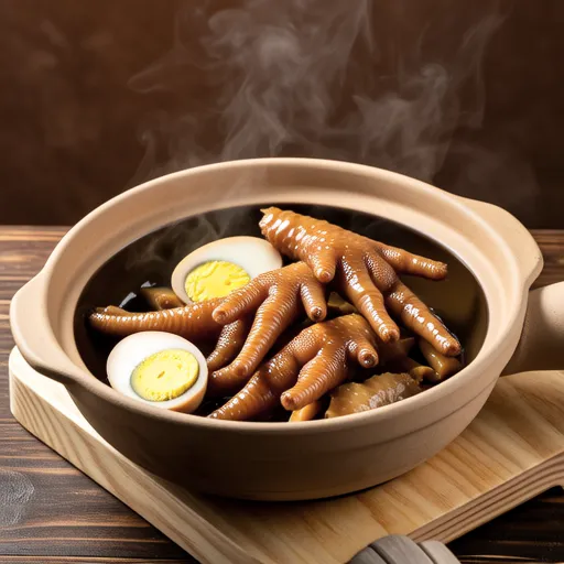 Braised Chicken Wings and Daikon
