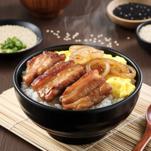 Onion Pork Cutlet Rice Bowl