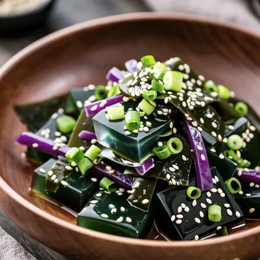 Acorn Jelly Seaweed Salad