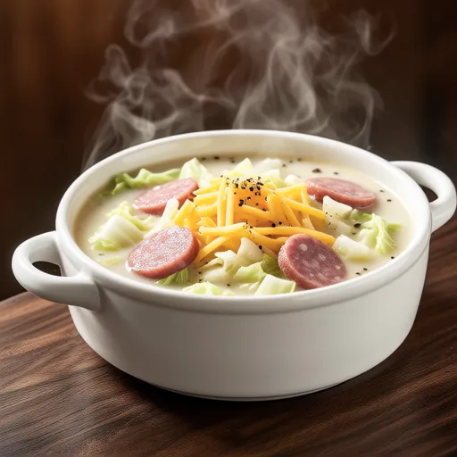 Cabbage Cheese Soup