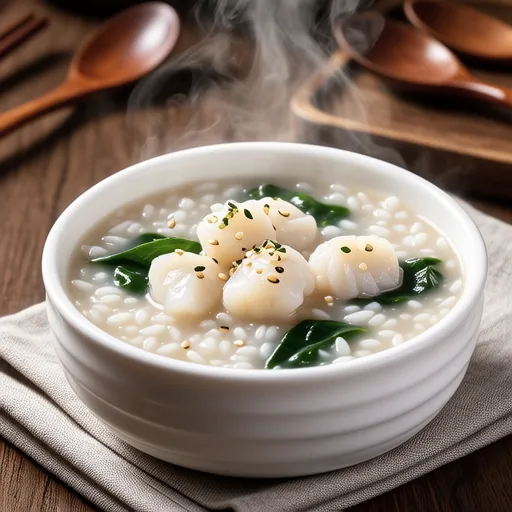 Scallop and Mitsuba Chinese Congee