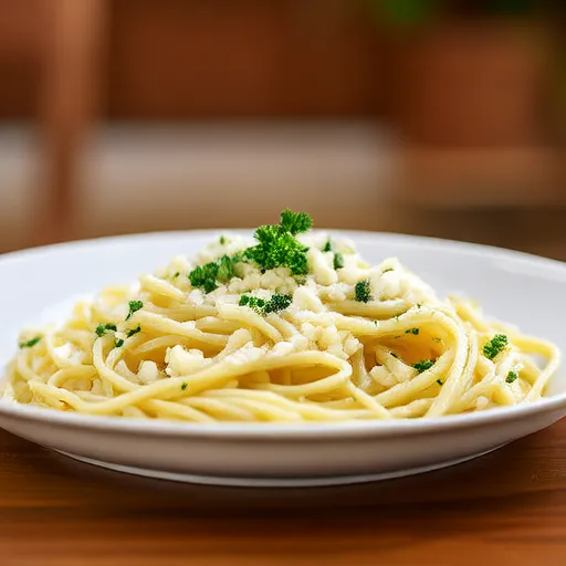 Creamy Garlic Keto Pasta