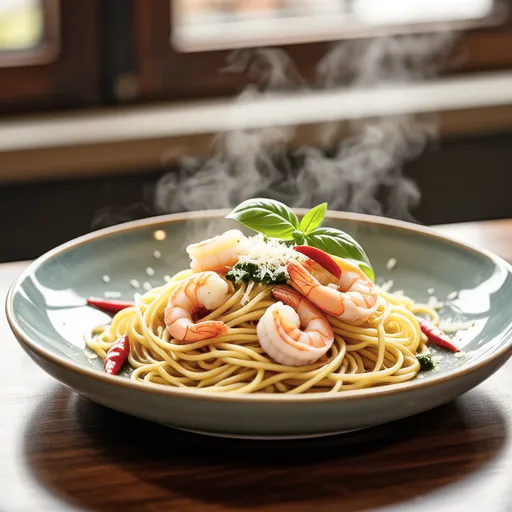 Garlic Shrimp Oil Spaghetti