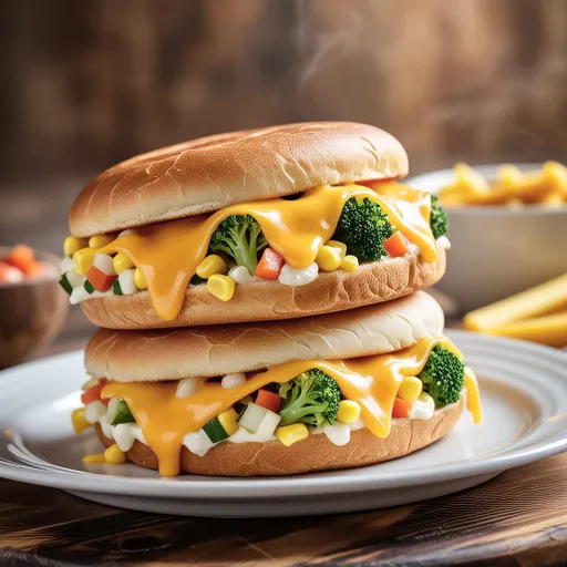 Corn Cheese Morning Bread Sandwich