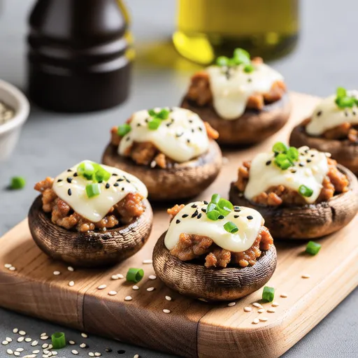 Grilled Mushroom Cheese
