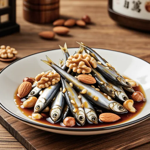 Stir-fried Anchovies with Nuts