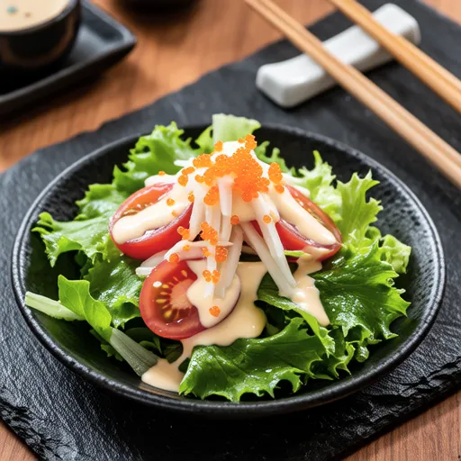 Kiriboshi Daikon and Mentaiko Salad