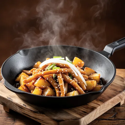Spam Potato Stir-fry