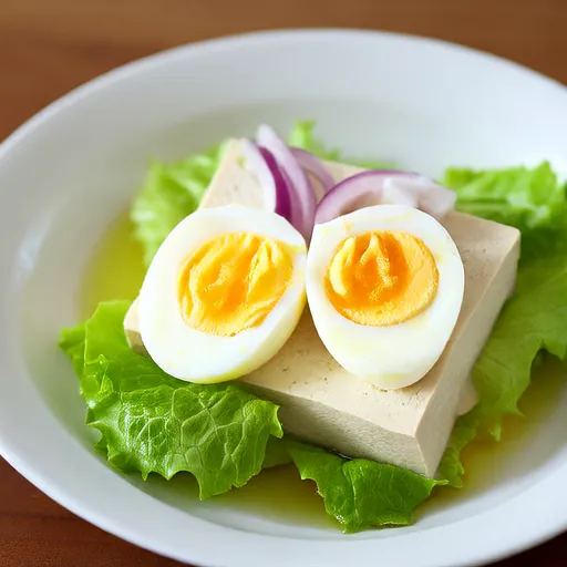 Ensalada de Tofu y Huevo