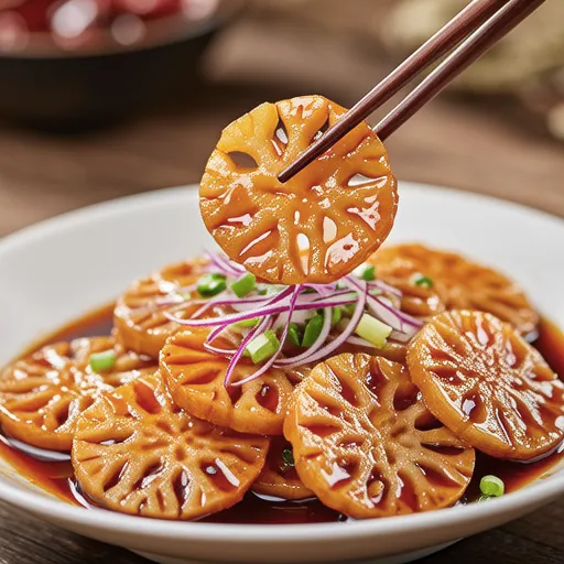 Grilled Konjac with Spicy Sauce