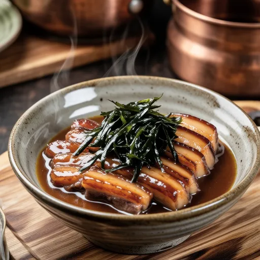 Simmered Pork and Kiri Kombu