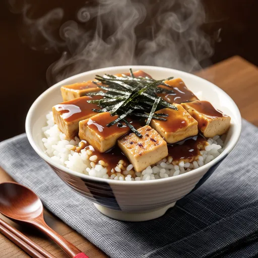Hanpen and Tofu Unagi Bowl