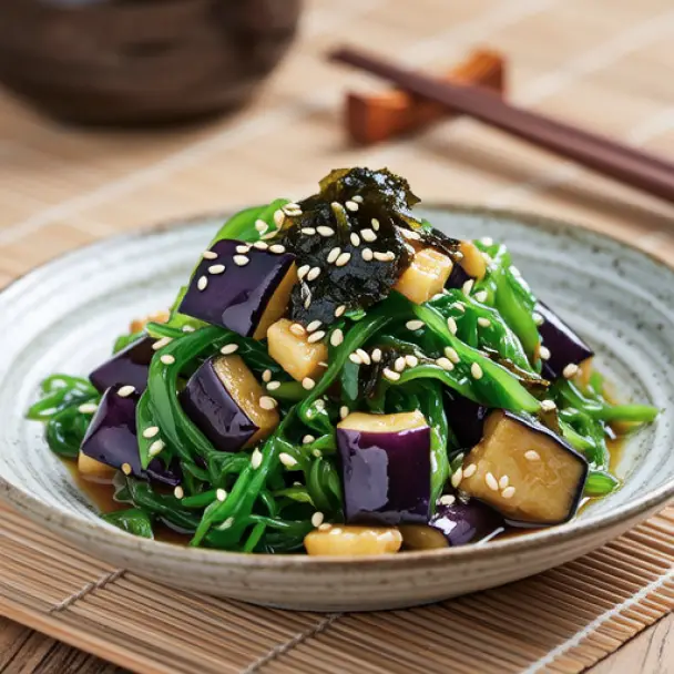 Eggplant and Shiso Salad