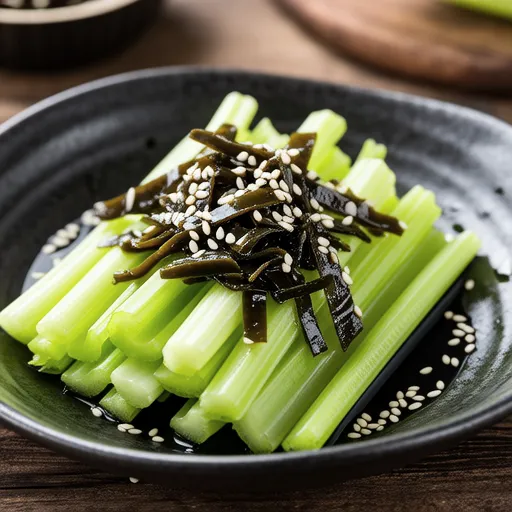 Celery with Salted Kombu