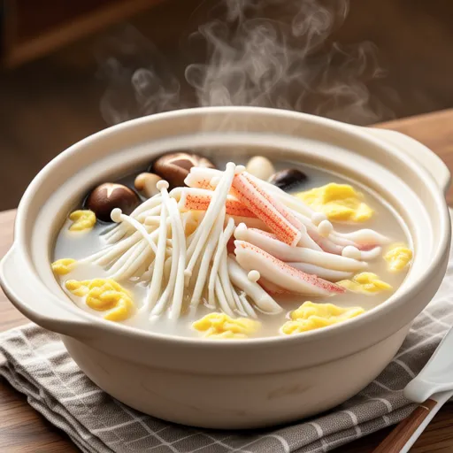 Crab Stick Egg Soup