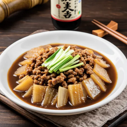 Simmered Daikon and Ground Pork