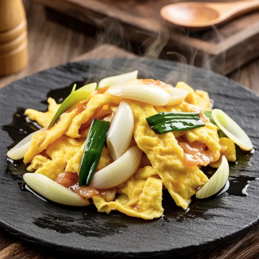 Island Shallots and Egg Stir-fry