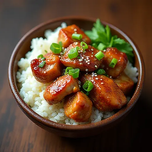 Терияки с курицей и рисом